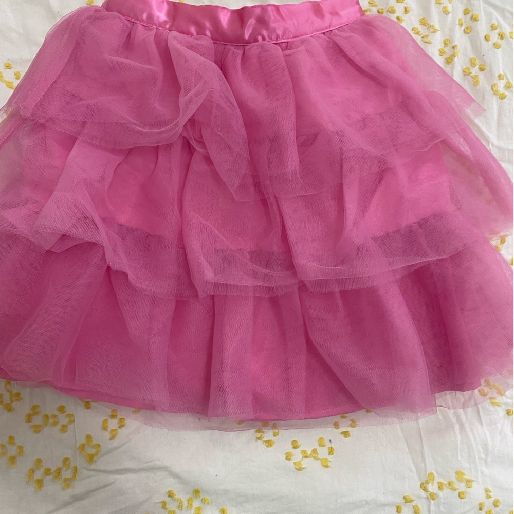 Janie and Jack Pink Bubble Mini Skirt and matching top